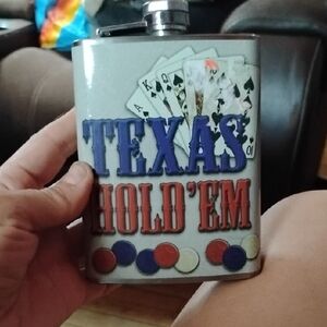Texas Hold'em Poker Flask
